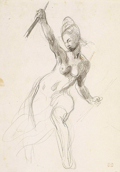 Croquis de Delacroix